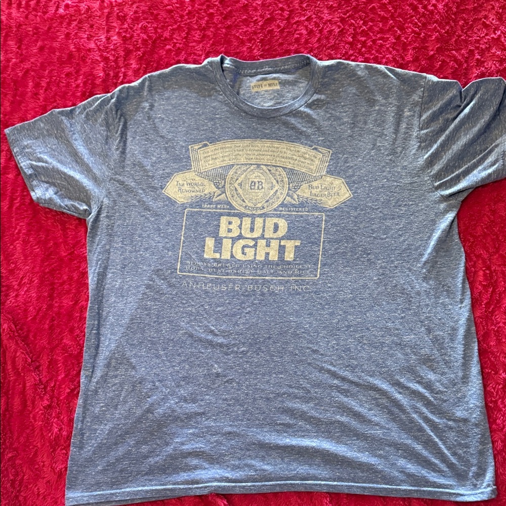 State of Mind Blue Bud Light Tshirt